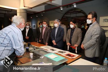 بازدید وزیر فرهنگ و ارشاد اسلامی از سیزدهمین جشنواره هنرهای تجسمی فجر