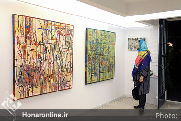 نمایشگاه نقاشی های فریدون موسوی در گالری والی