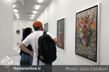 نمایشگاه آثار علی اکبر صادقی در گالری مدار موازی
