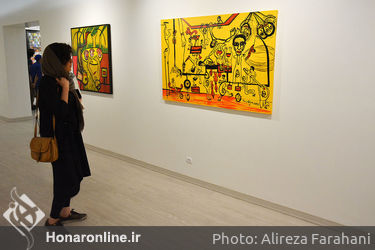 نمایشگاه نقاشی های هانی نجم در گالری دید
