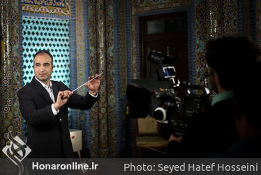 پشت صحنه ضبط کلیپ نوروزی ارکستر سازهای ملی ایران