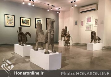 نمایشگاه گروهی هنرمندان خودآموخته در گالری لاله