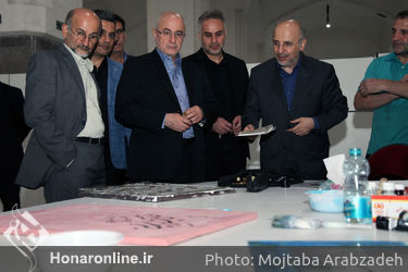بازدید علی مرادخانی از نمایشگاه قرآن 