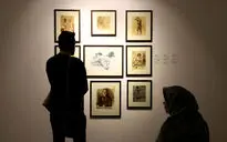 نمایشگاه نقاشی‌های غلامحسین سهرابی در گالری شیرین 2