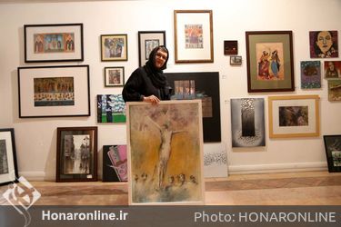 دومین بازار آثار هنری در خانه هنرمندان