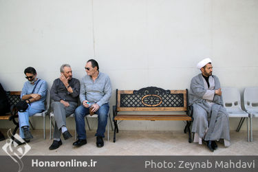 مراسم تشييع پيكر زنده ياد سيدكمال طباطبايى در خانه سينما