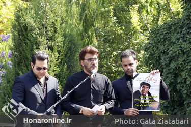 مراسم تشییع زنده‌یاد محمود جهان در تالار وحدت