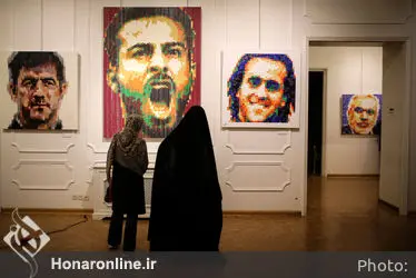 افتتاحیه نمایشگاه پرتره 100 چهره ورزشی ایران در کاخ سعدآباد