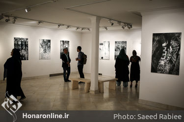 افتتاحیه نمایشگاه نقاشی دیجیتال آزاده تیموریان در گالری خط سفید
