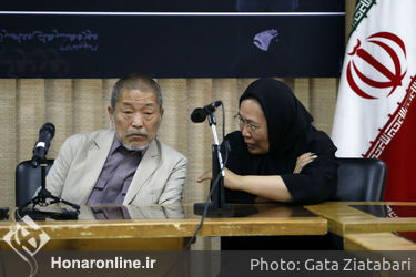 نشست خبری نوریوکی هاراگوچی خالق اثر ماده و فکر (حوض روغن) در موزه هنرهای معاصر