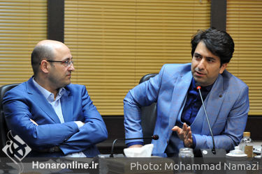 دیدار جمعی از هنرمندان با رضا رحمانی  وزیر صنعت، معدن و تجارت 
