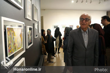 نمایشگاه نقاشی های رضا بابک در موسسه هنری سکو