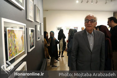 نمایشگاه نقاشی های رضا بابک در موسسه هنری سکو