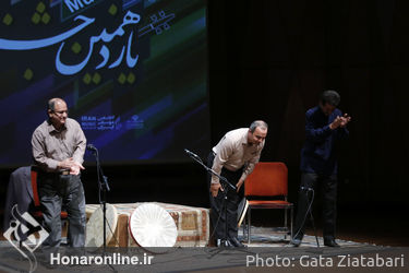 دف نوازی در هجدهمین روز از جشنواره ملی موسیقی جوان در تالار رودکی