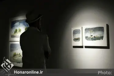 نمایشگاه نقاشی‌های مجید فعال در گالری آ 