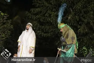 تعزیه «حر ریاحی» در مقابل تالار وحدت