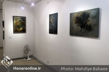 نمایشگاه نقاشی ابراهیم اکبری‌گرز در گالری هفت ثمر