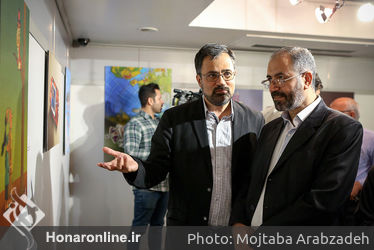 افتتاح نمایشگاه کارتون وکاریکاتور "آسوده باش ، من ملکه ام"