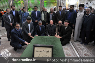 تجدید میثاق وزیر ارشاد و  هنرمندان با آرمانهای بنیان گذار جمهوری اسلامی