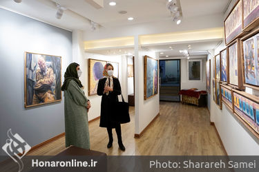 نمایشگاه نقاشی آرمین ابراهیم پور در گالری بهارک