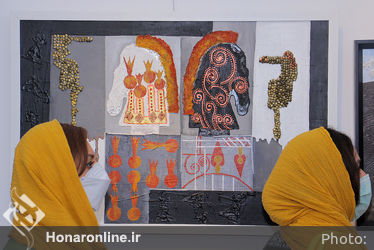 نمایشگاه گروهی سولان در گالری پنج پنج
