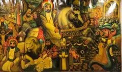 معنای نوستالژیکی از هنر متعهد را به نمایش گذاشتیم/ هنرهای ارزشی، اعتبار مکتب هنری ما محسوب می شوند
