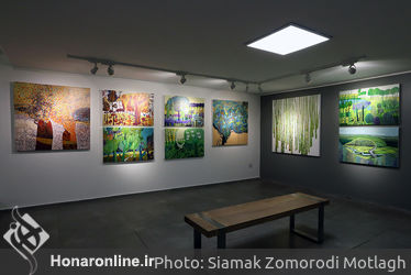 نمایشگاه نقاشی رضا بیگناه در گالری مژده