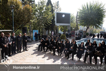 مراسم تشییع پیکر اسماعیل نظری در خانه هنرمندان