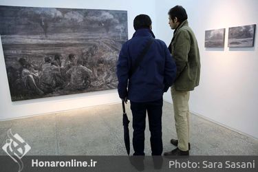 نمایشگاه آثار مجید فتحی در گالری آب انبار