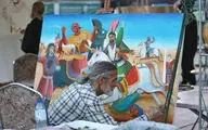 نمایش پرده‌نگاری و خوشنویسی عاشورایی در «خیمه هنر»