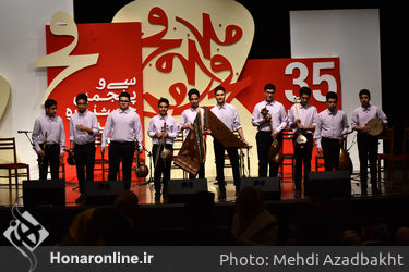 کنسرت گروه هنرستان موسیقی پسران در سی و پنجمین جشنواره موسیقی فجر 1