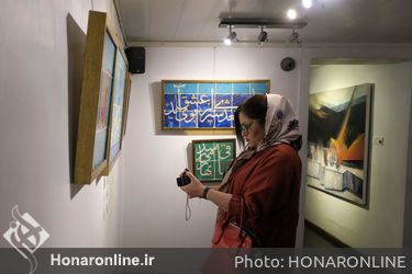 نمایشگاه نقاشی‌های علی قهرمانی در گالری سیحون