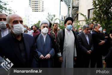 مراسم تشییع پیکر حجت‌الاسلام سید محمود دعایی