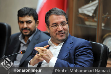دیدار جمعی از هنرمندان با رضا رحمانی  وزیر صنعت، معدن و تجارت 
