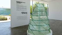 Monir Farmanfarmaian's towering 'Khayyam Fountain' on display at SAF