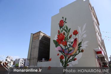 اجرای دیوارنگاری و ساماندهی بصری شهر تهران در رویداد بهارستان تهران 1400