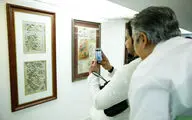  افتتاح نمایشگاه نقاشی خط کامران کوهستانی در گالری والی