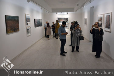 نمایشگاه نقاشی های سامان فرهنگی در گالری دید