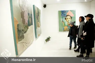 افتتاحیه ی نمایشگاه نقاشی عیسی جباری ممقانی در گالری ساربان