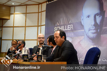 نشست خبری کنسرت اسفند ماه گروه شیلر در تالار وزارت کشور 