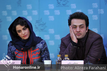نشست‌ خبری فیلم سینمایی سارا و آیدا در روز هفتم سی و پنجمین جشنواره فیلم فجر در مرکز همایش های برج میلاد (1)