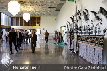مراسم افتتاحیه دومین نمایشگاه لباس عاشورایی در تالار وحدت 