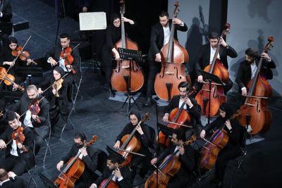 Tehran Symphony Orchestra concert performed at Vahdat Hall