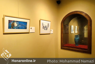مراسم اهدای لوح به شرکت کنندگان نمایشگاه آینه دار دوران