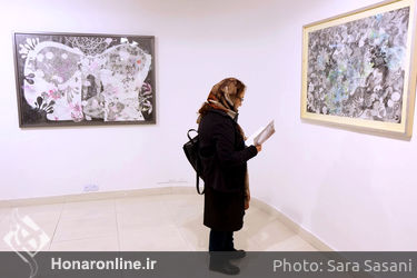 افتتاحیه نمایشگاه آثار شیرین ملت گهر در گالری آران