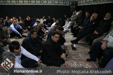 مراسم گرامى‌داشت هفتمین شب شهادت امام حسین (ع) در موسسه توسعه هنرهای معاصر3