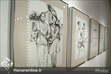 نمایشگاه طراحی های حمید بهرامی در گالری هما