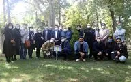 درختی به نام و یاد عباس جوانمرد کاشته شد/ پنجاه و پنجمین سالگرد تاسیس تماشاخانه سنگلج