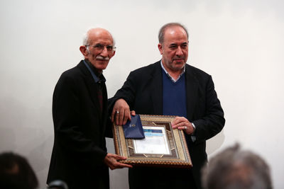 مراسم زادروز غلامحسین امیرخانی در موزه هنرهای دینی امام علی(ع)
