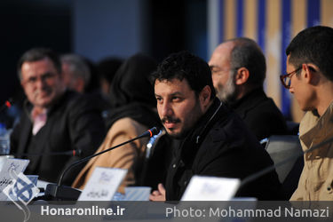  نشست فیلم «آتابای» در هفتمین روز سی و هشتمین جشنواره فیلم فجر در پردیس ملت